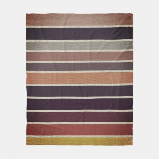 San Telmo Striped Fleece Deken (Voorkant)