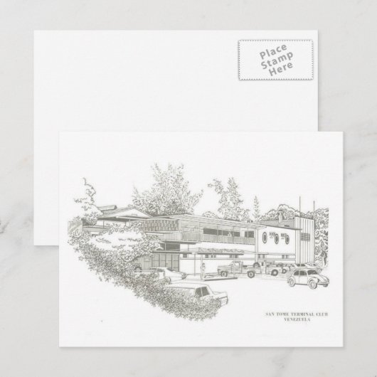 San Tome-postkaart Briefkaart (Voorkant / Achterkant)