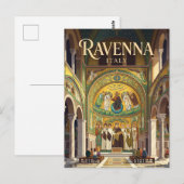 San Vitale Basiliek Italië Briefkaart (Voorkant / Achterkant)