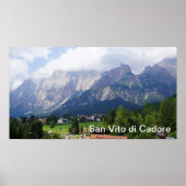 San Vito di Cadore Italië Poster (Voorkant)
