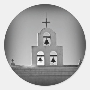 San Xavier kerk Ronde Sticker