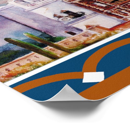 San Xavier Mission Poster (Hoek)