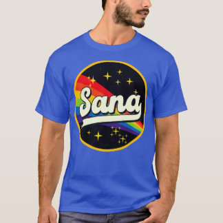 Sana regenboog in ruimte  stijl t-shirt