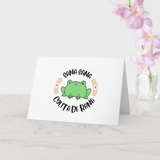 Sana Sala Colita De Rana, Spaans Kaart (Orchidee)