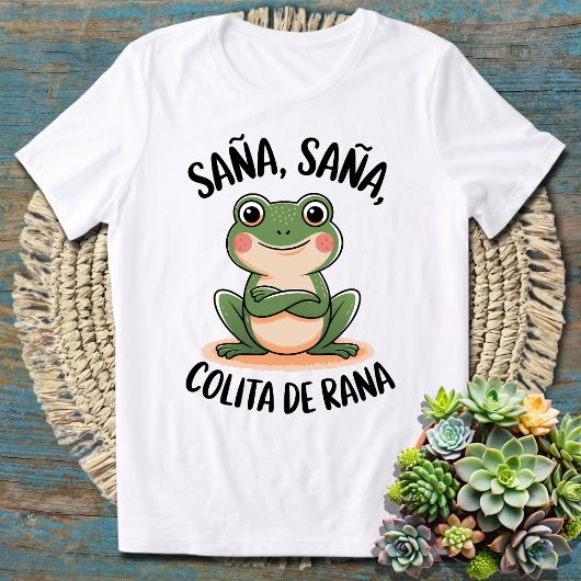 Sana Sana Colita de Rana Funny Healing Gezegde Tri-Blend Shirt