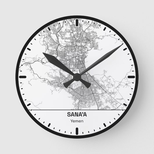Sanaa Klok Stad Lijn Kunst (Voorkant)
