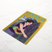 Sanaa's Garden Folie Vakantie Kaart (Gedraaid)