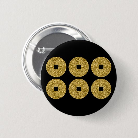 Sanada 6monsen Pinback Button (Voorkant /achterkant)
