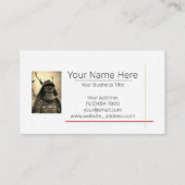 SANADA YUKIMURA:Business Card Visitekaartje (Achterkant)