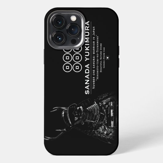SANADA YUKIMURA (Dark ver.) iPhone Hoesje (Achterkant)