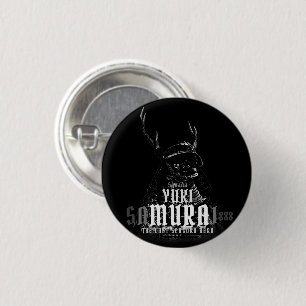 SANADA YUKIMURA (Donkere zver) Ronde Button 3,2 Cm