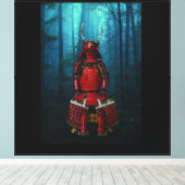Sanada Yukimura Harnas Canvas 40x40 Print (Insitu (Houten vloer))