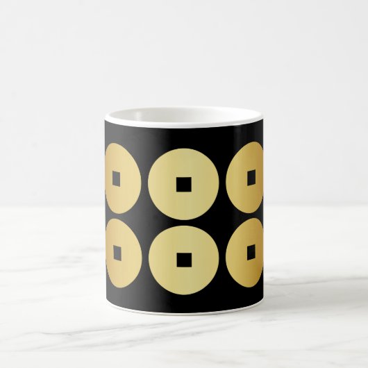 Sanada Yukimura Japanse Familie Crest Koffiemok (Center)