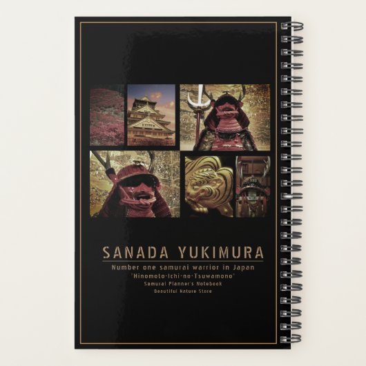 SANADA YUKIMURA (Red ver.) プランナー手帳 Planner (Achterkant)