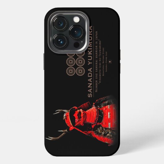 SANADA YUKIMURA (Red ver.) iPhone Hoesje (Achterkant)