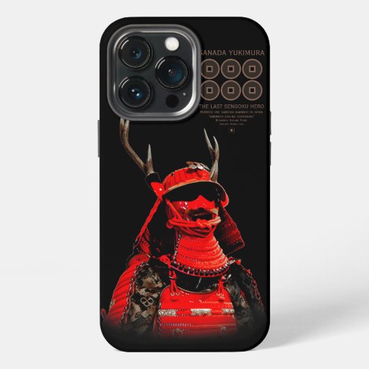 SANADA YUKIMURA (Red ver.) iPhone Hoesje (Achterkant)