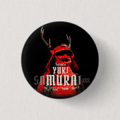 SANADA YUKIMURA (Red ver.) Ronde Button 3,2 Cm (Voorkant)