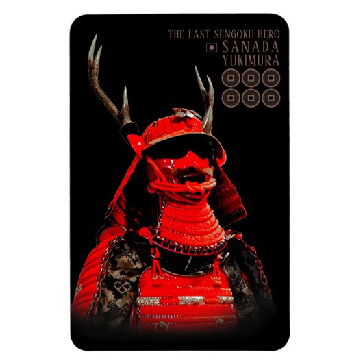 SANADA YUKIMURA (Rood) Magneet (Verticaal)