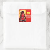 SANADA YUKIMURA:Seal Vierkante Sticker (Tas)