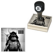 SANADA YUKIMURA：Wood Art Stamp Rubberstempel (Gestempeld)
