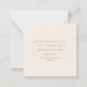 Sanah Hijriyah Mubaraka 1447 Flat Card Notitiekaartje (Achterkant)