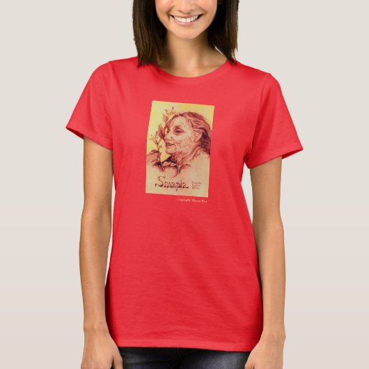 Sanapia: Comanche Medicine Woman T-shirt (Voorkant)