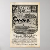  Sanatorium Ad uit 1899 Poster (Voorkant)