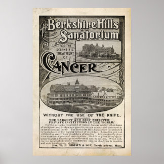  Sanatorium Ad uit 1899 Poster