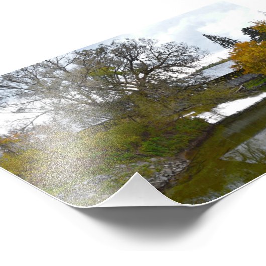 Sanborn Covered Bridge, Lyndon, Vermont Foto Afdruk (Hoek)