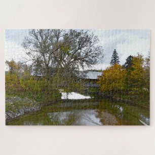 Sanborn Covered Bridge, Lyndon, Vermont Legpuzzel