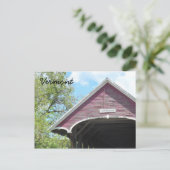 Sanborn Covered Bridge- Vermont Briefkaart (Staand voorkant)