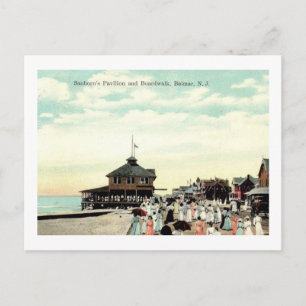 Sanborn's paviljoen, Belmar, New Jersey Vintage Briefkaart