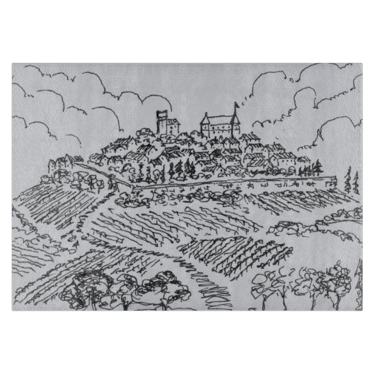 Sancerre Vineyards | Loire Valley, Frankrijk Snijplank (Voorkant)
