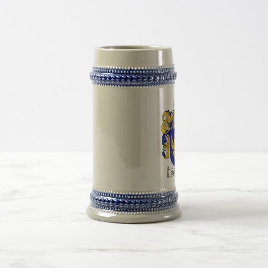 Sanchez Coat of Arms Stein Bierpul (Center)