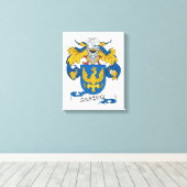 Sanchez Family Crest Canvas Afdruk (Insitu (Houten vloer))