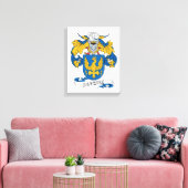 Sanchez Family Crest Canvas Afdruk (Insitu (Woonkamer))