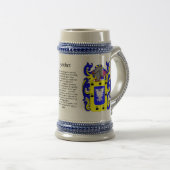 Sanchez Family Crest Stein Bierpul (Voorkant rechts)