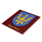 Sanchez Family Shield Decoratieve Tegel Tegeltje (Zijkant)