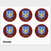 Sanchez Historical Family Shield Stickers (Vel)