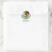 Sanchez Mexican National Seal Ronde Sticker (Tas)