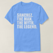 Sanchez Naam Sanchez Voornaam T-shirt (Design voorkant)