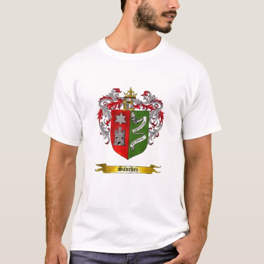 Sanchez Shield of arms (Castiliaans) T-shirt (Voorkant)