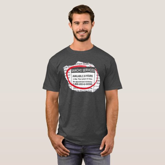 Sancho Ad T-Shirt (Voorkant volledig)