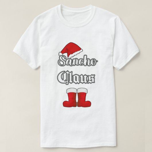Sancho Claus Funny Christmas shirt (Design voorkant)
