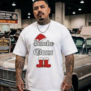 Sancho Claus Grappige Kerstvakantie T-shirt