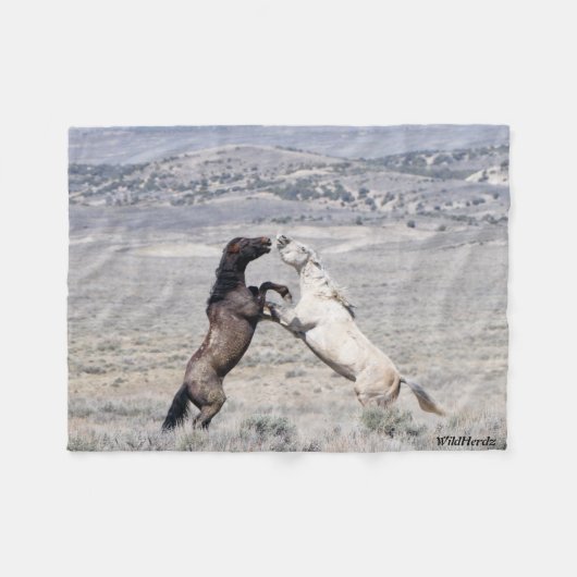 Sancho en Casper Fleece Deken (Voorkant (Horizontaal))