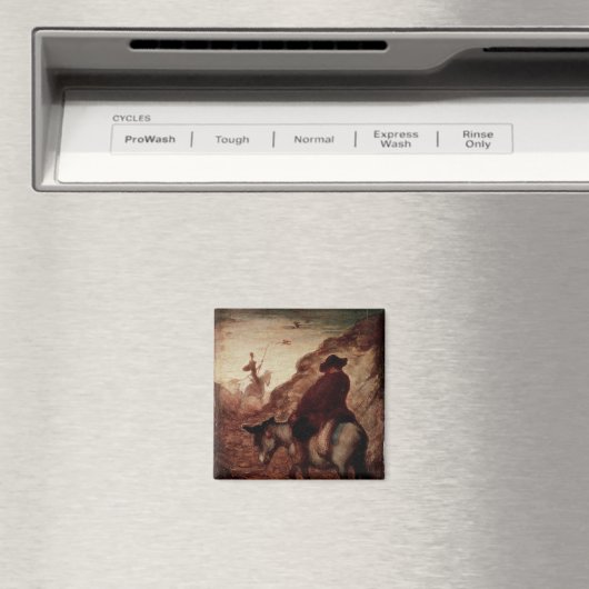 Sancho en Don Quixote, 19e eeuw Magneet (Insitu (Vaatwasser))