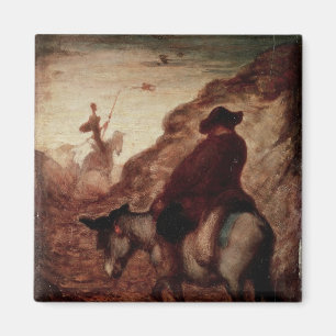 Sancho en Don Quixote, 19e eeuw Magneet