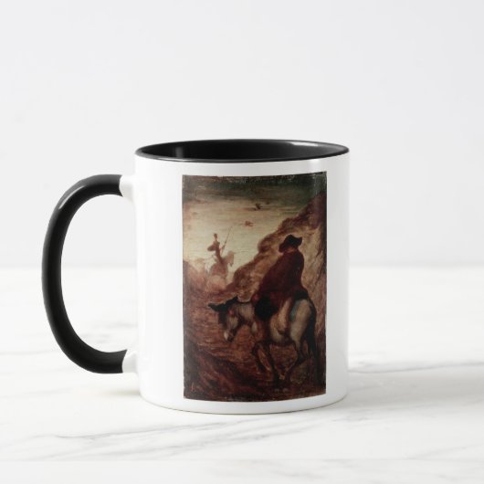 Sancho en Don Quixote, 19e eeuw Mok (Links)