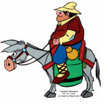 SANCHO PANZA & RUCIO FOTOBEELDJE MAGNEET<br><div class="desc">De animatiereeks "DON QUIXOTE OF LA MANCHA" van de Cartoon werd in 1979 voor het eerst op tv gezien, sindsdien door tv-zenders rond het wereldbol uitgezonden. Don Quichot werd voor het eerst gepubliceerd in 1605 en het tweede deel werd gepubliceerd in 1615. Onze magneten herdenken zowel de IVe eeuw, die...</div>
